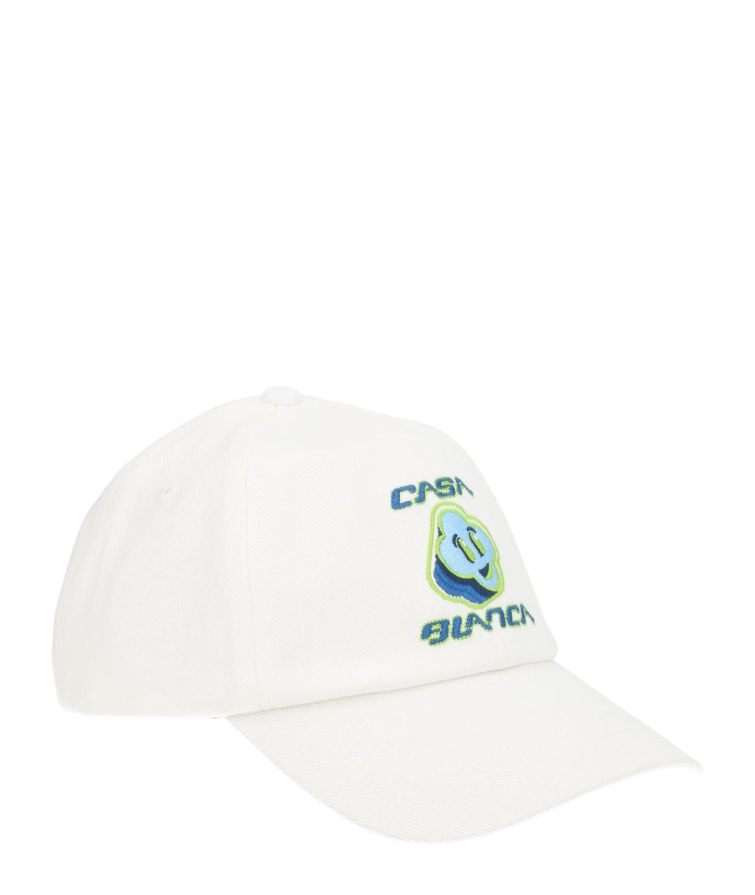 CASABLANCA Белая хлопковая кепка, фото 3