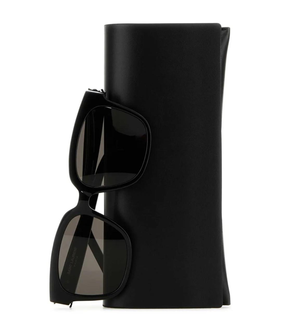 SAINT LAURENT Черные солнцезащитные очки, фото 3