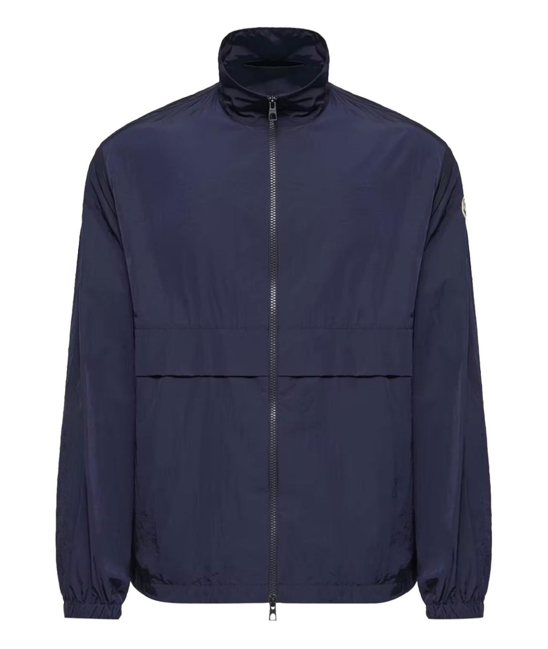 MONCLER Синяя полиамидовая куртка, фото 1