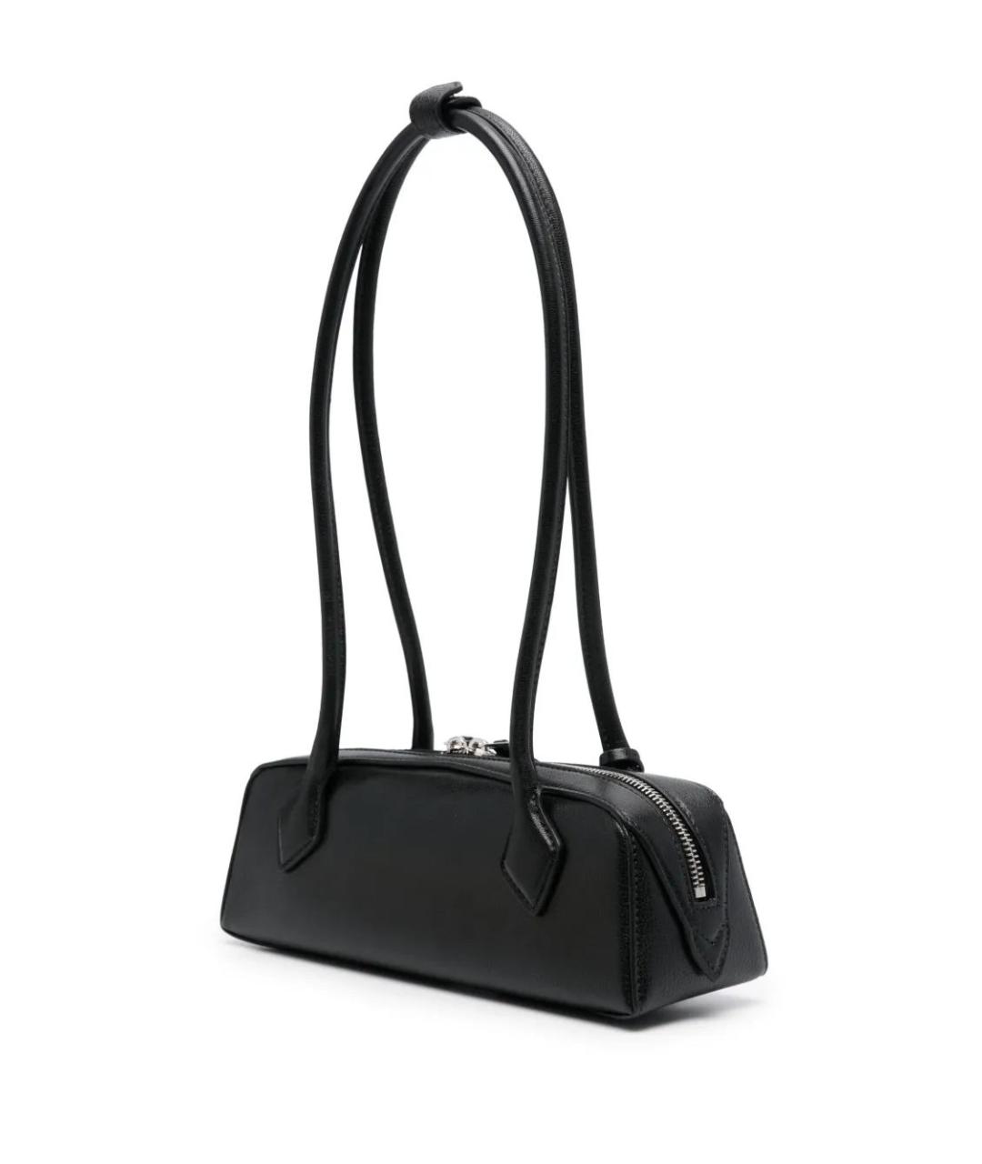 ALAIA Черная кожаная сумка через плечо, фото 2