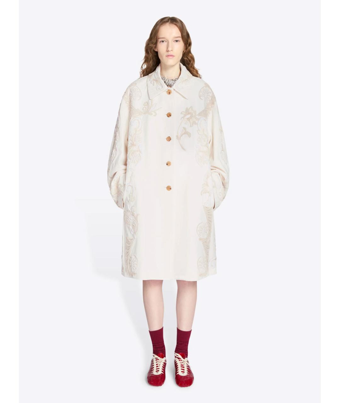 DRIES VAN NOTEN Мульти хлопковое пальто, фото 2