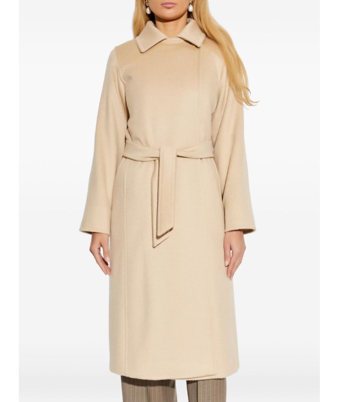 MAX MARA Бежевое пальто, фото 2
