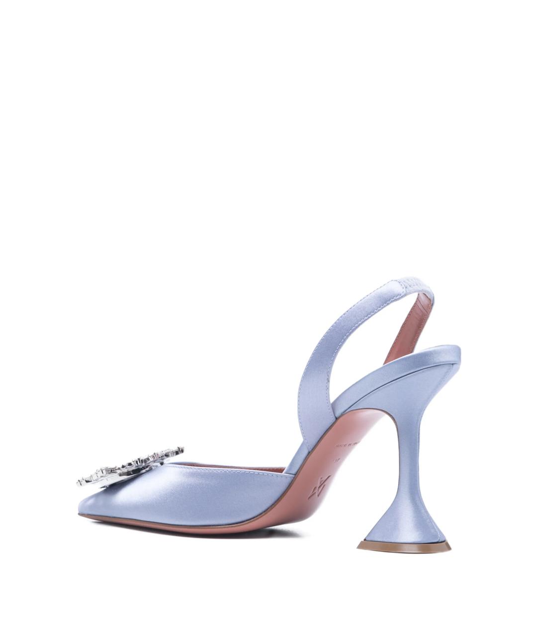 Amina Muaddi Текстильные туфли, фото 3