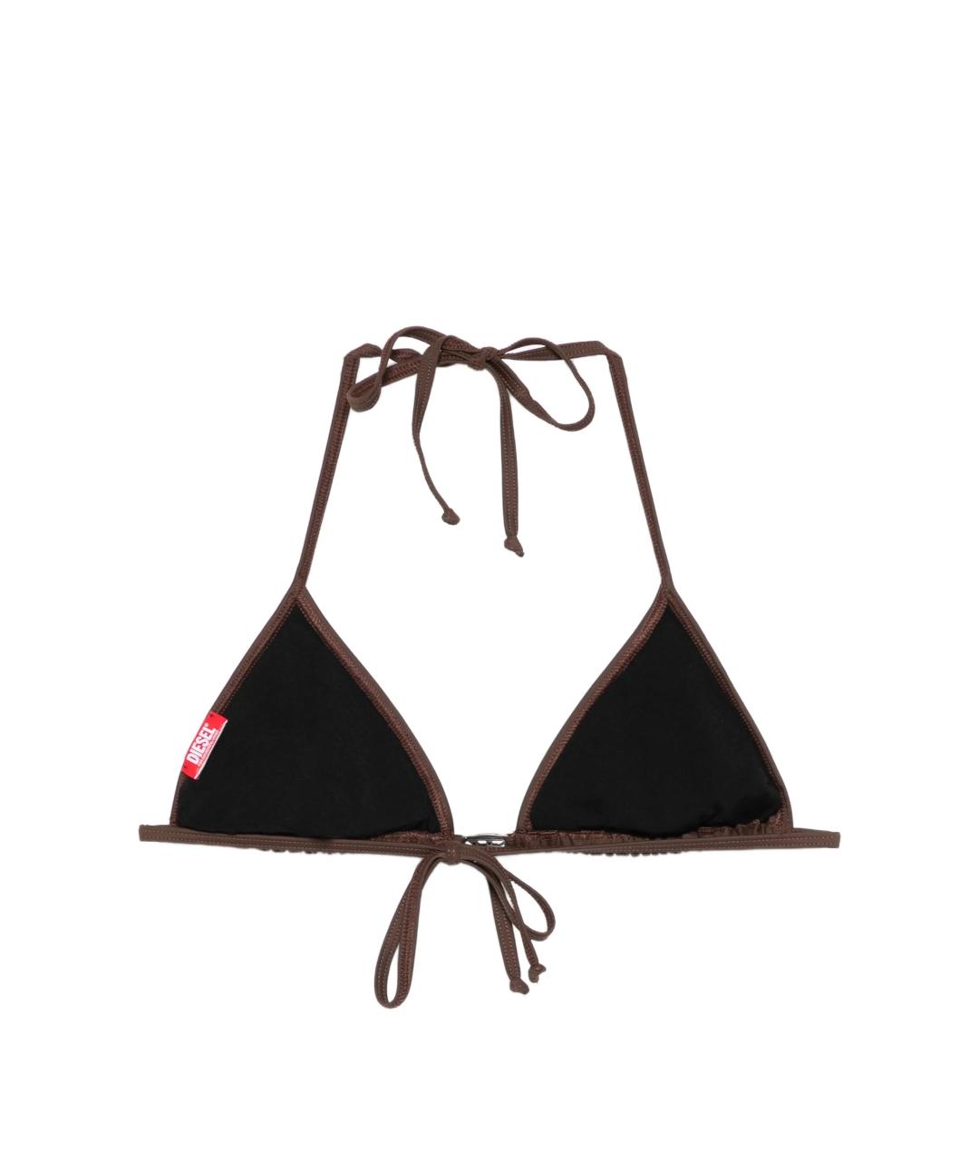 DIESEL Коричневый полиамидовый купальник, фото 2