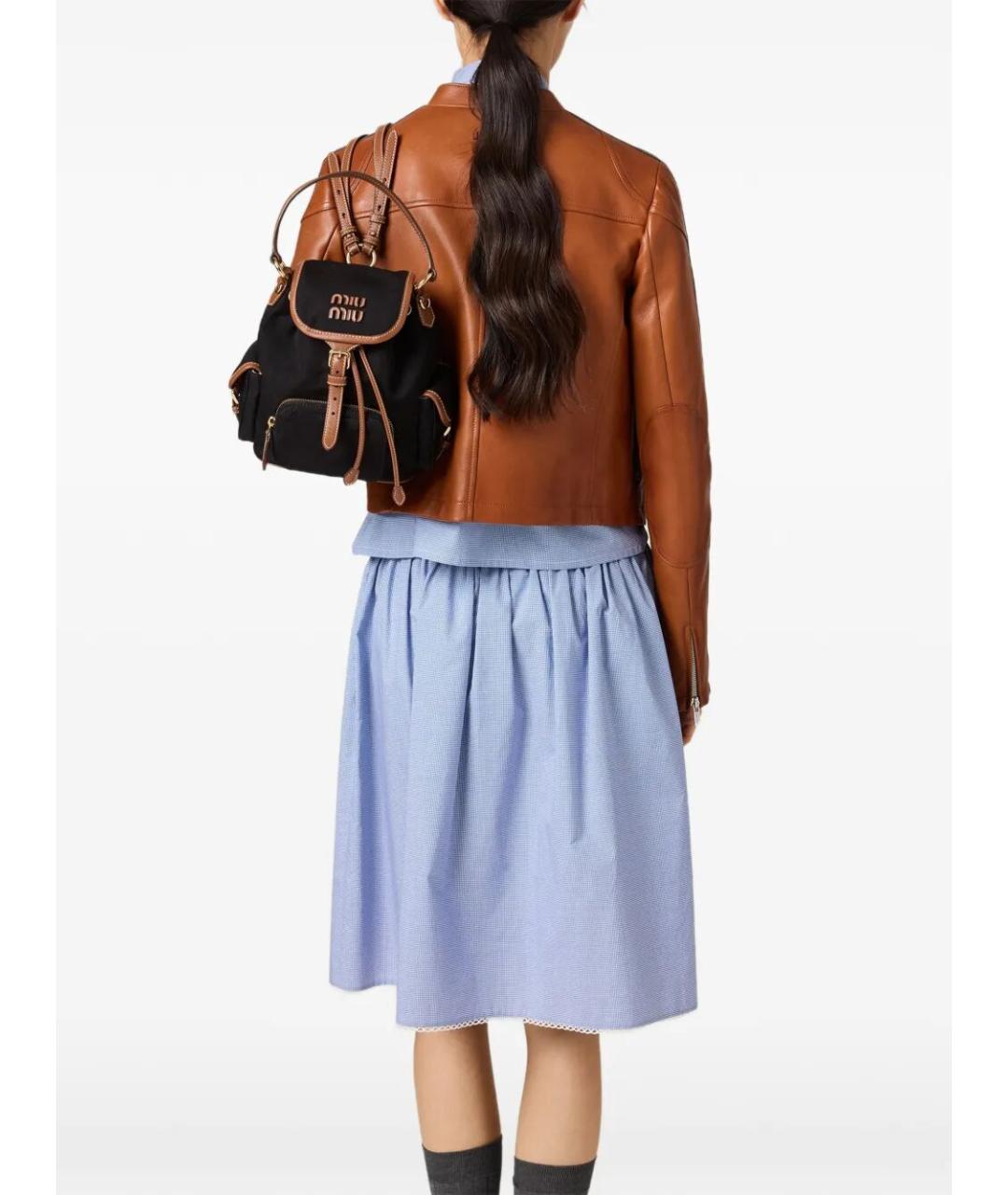 MIU MIU Черный рюкзак, фото 2