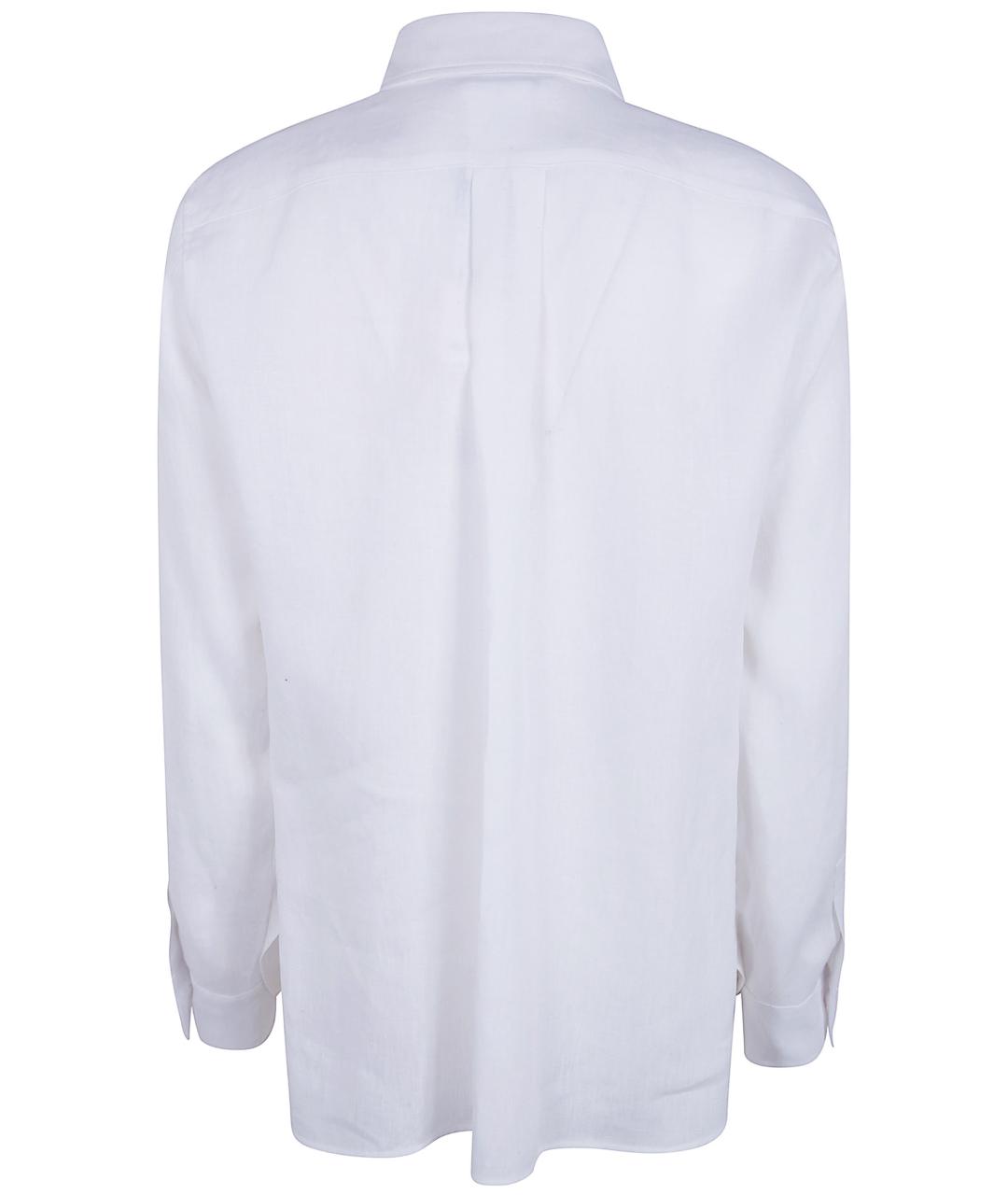 MAX MARA Белая льняная рубашка, фото 2