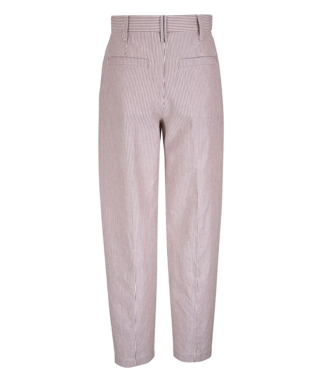 BRUNELLO CUCINELLI Хлопковые прямые брюки, фото 2