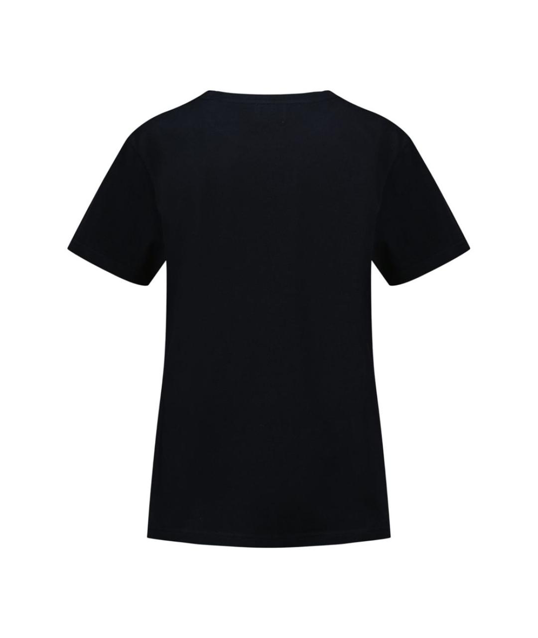 ISABEL MARANT Черная хлопковая футболка, фото 2