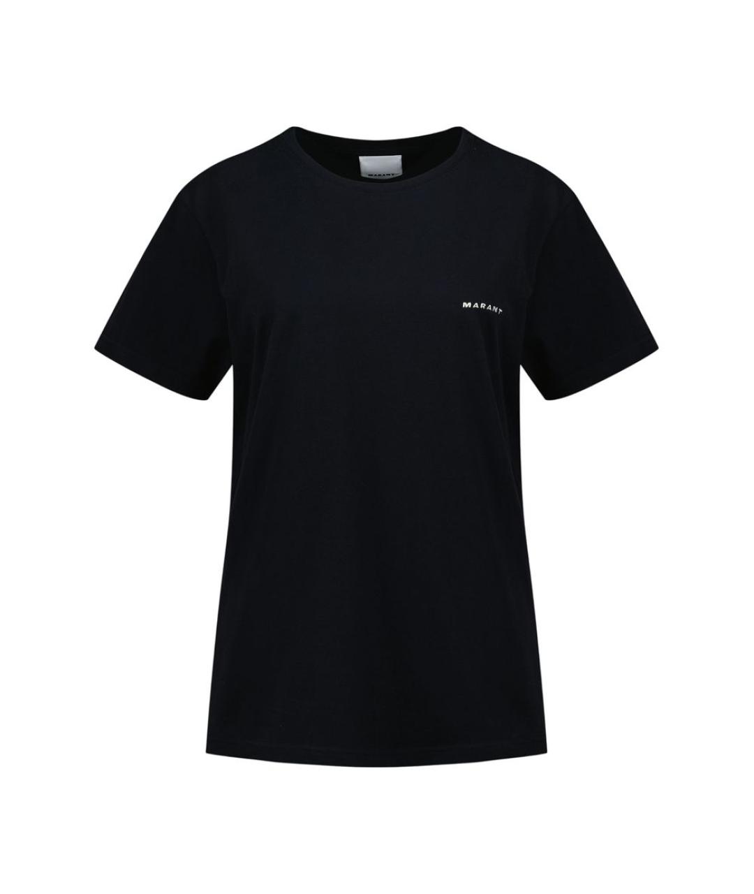 ISABEL MARANT Черная хлопковая футболка, фото 1