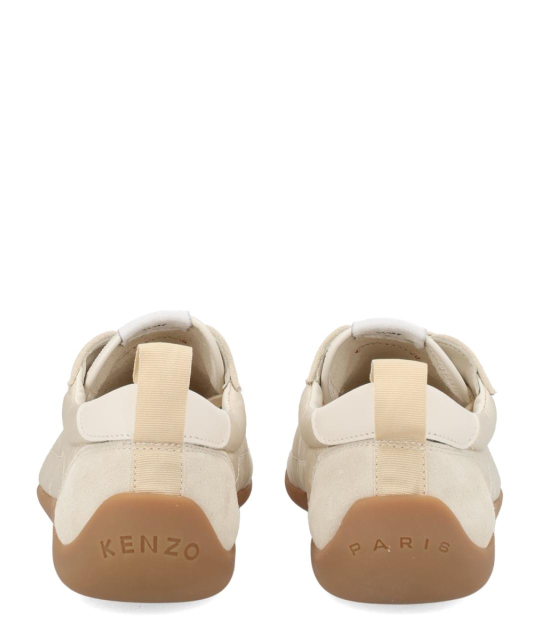KENZO Бежевые кроссовки, фото 4