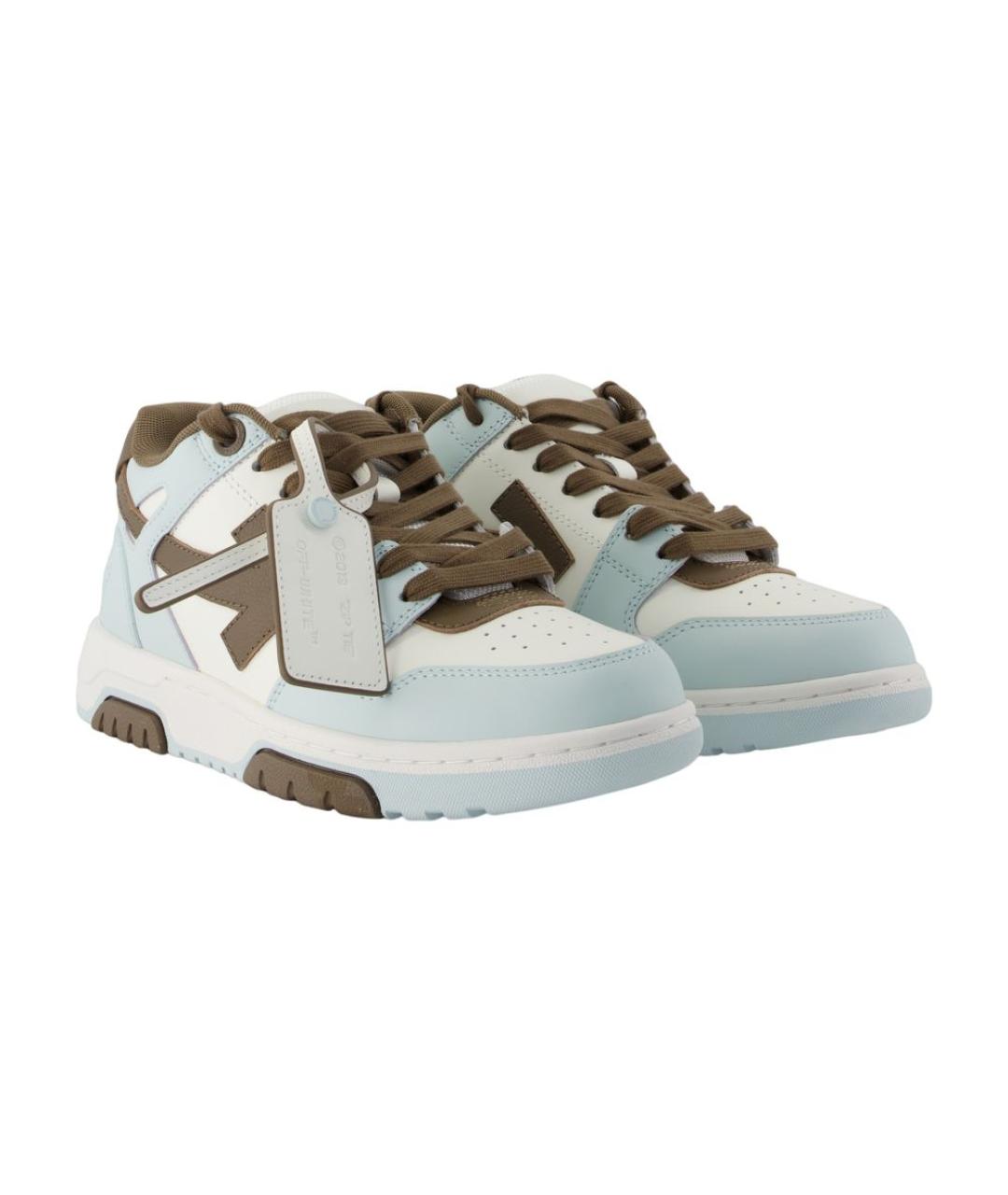 OFF-WHITE Кожаные кеды, фото 2