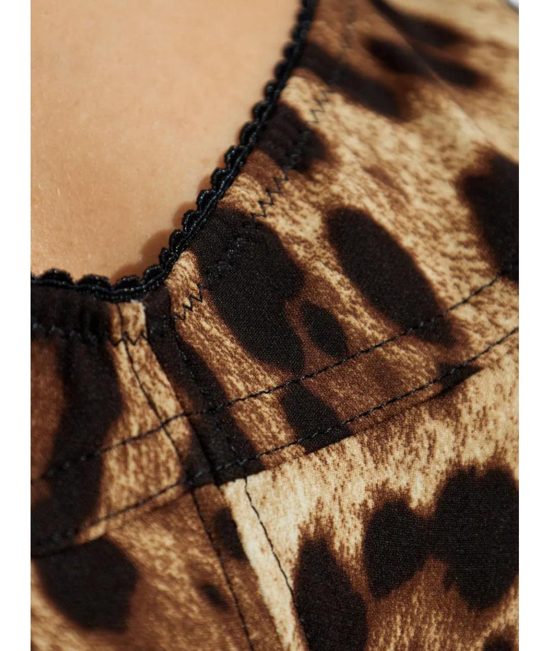 DOLCE&GABBANA Коричневая майка, фото 5