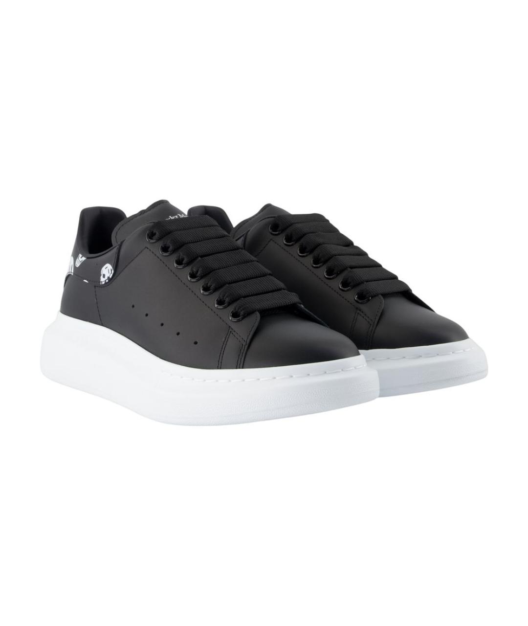 ALEXANDER MCQUEEN Мульти кожаные низкие кроссовки / кеды, фото 2