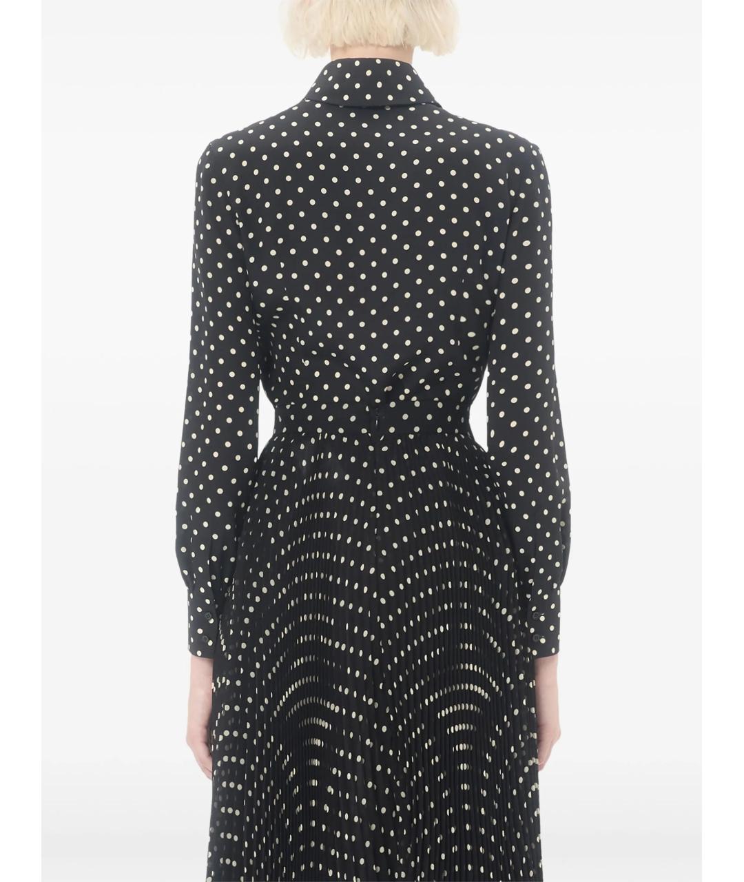 VALENTINO Черная шелковая блузы, фото 4