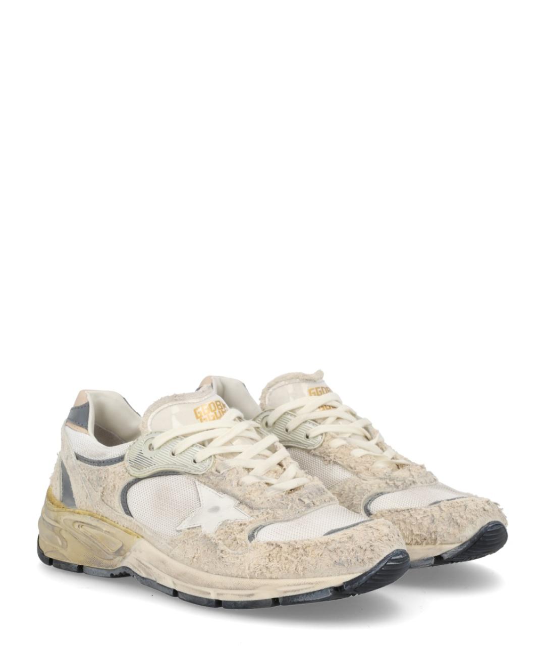 GOLDEN GOOSE Белые кожаные кроссовки, фото 2