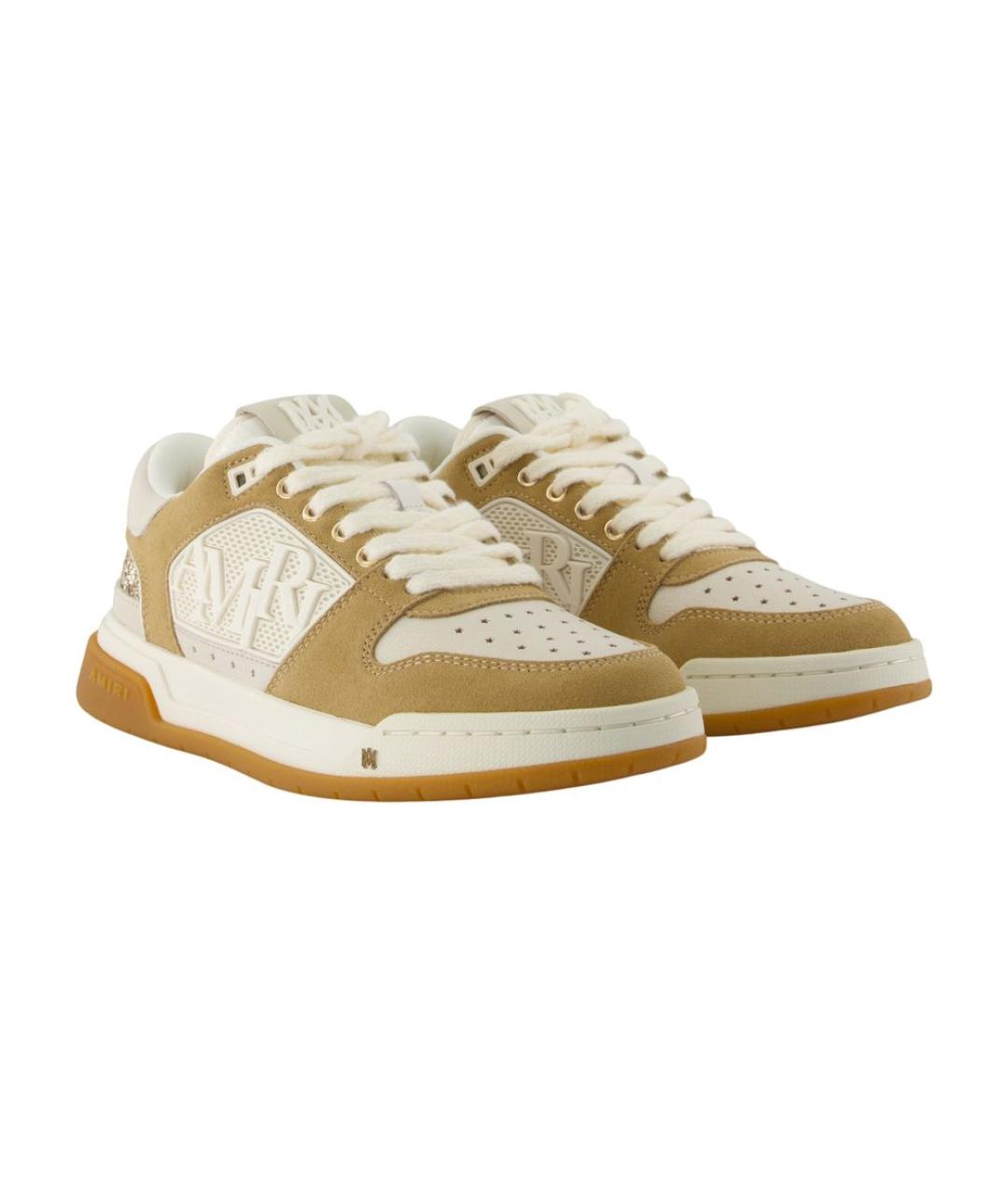 AMIRI Коричневые кожаные кеды, фото 2