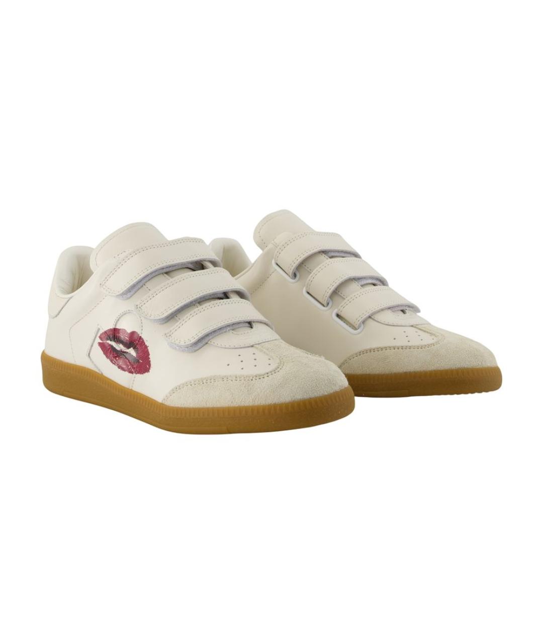 ISABEL MARANT Белые кожаные кеды, фото 2