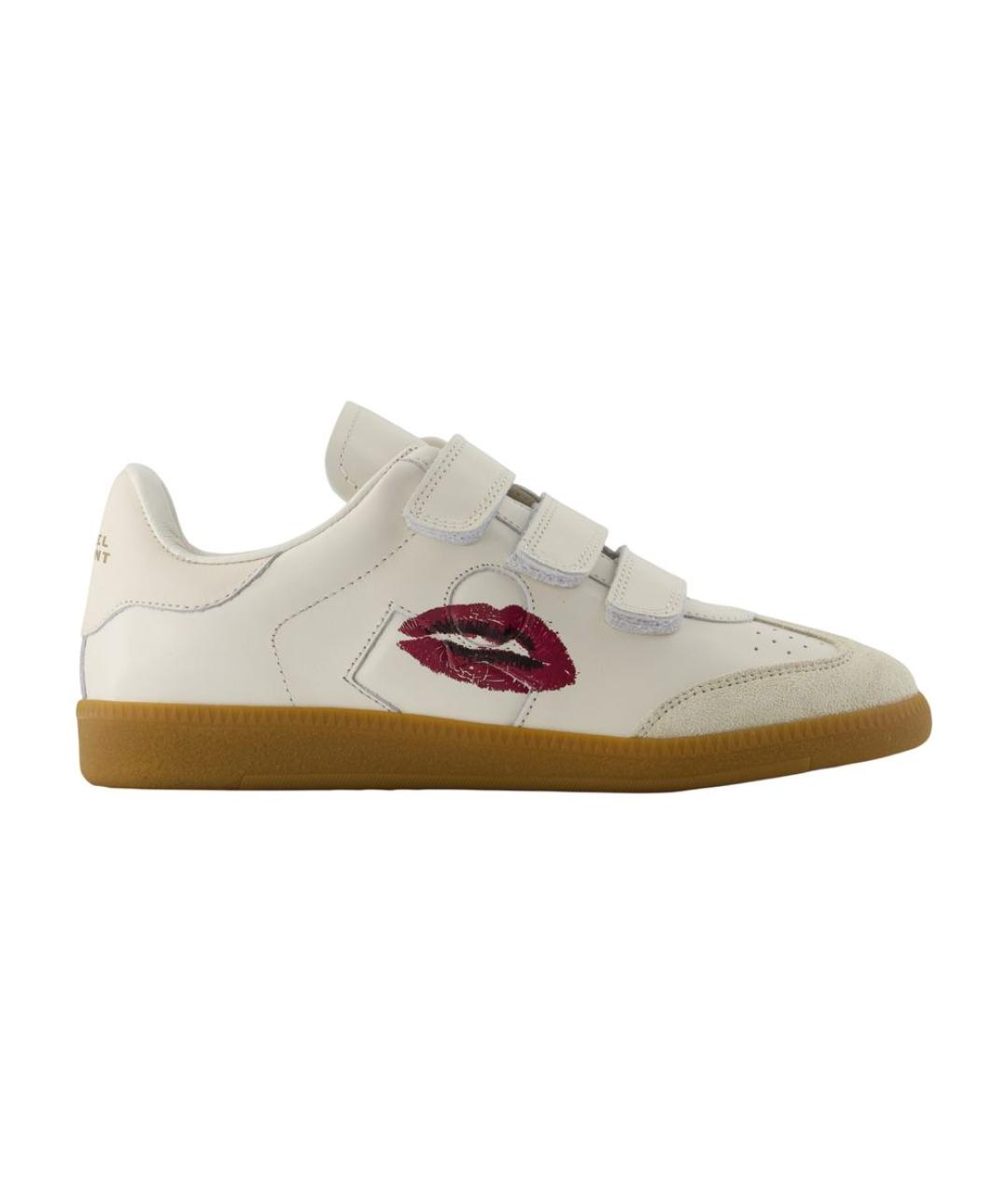 ISABEL MARANT Белые кожаные кеды, фото 1