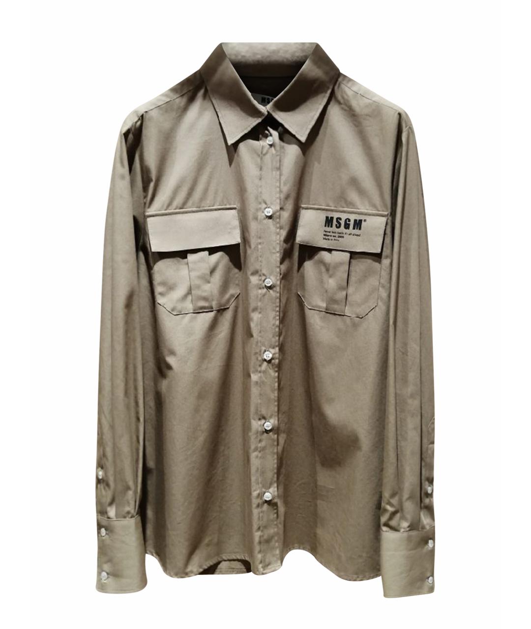 MSGM Бежевая рубашка, фото 3