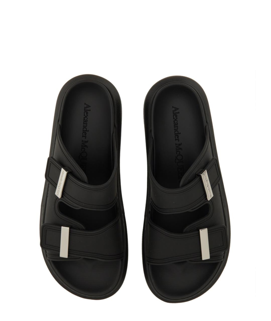 ALEXANDER MCQUEEN Черные сандалии, фото 5