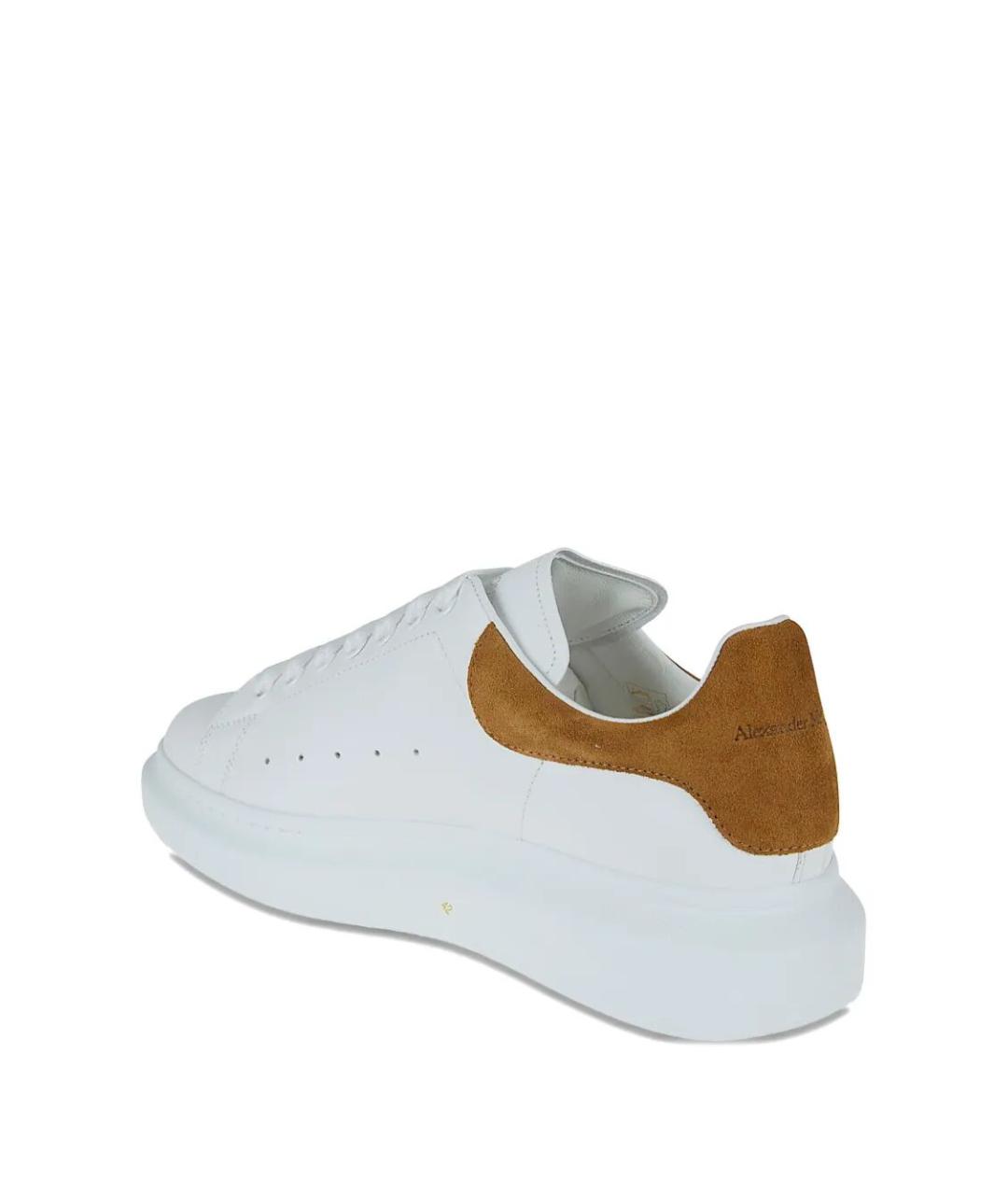 ALEXANDER MCQUEEN Белые кожаные кеды, фото 2