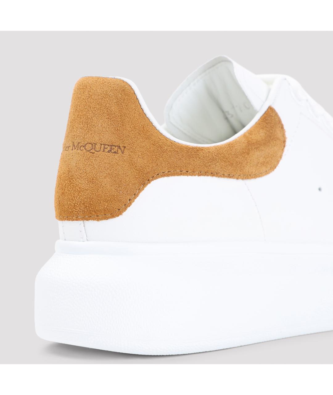 ALEXANDER MCQUEEN Белые кожаные кеды, фото 5