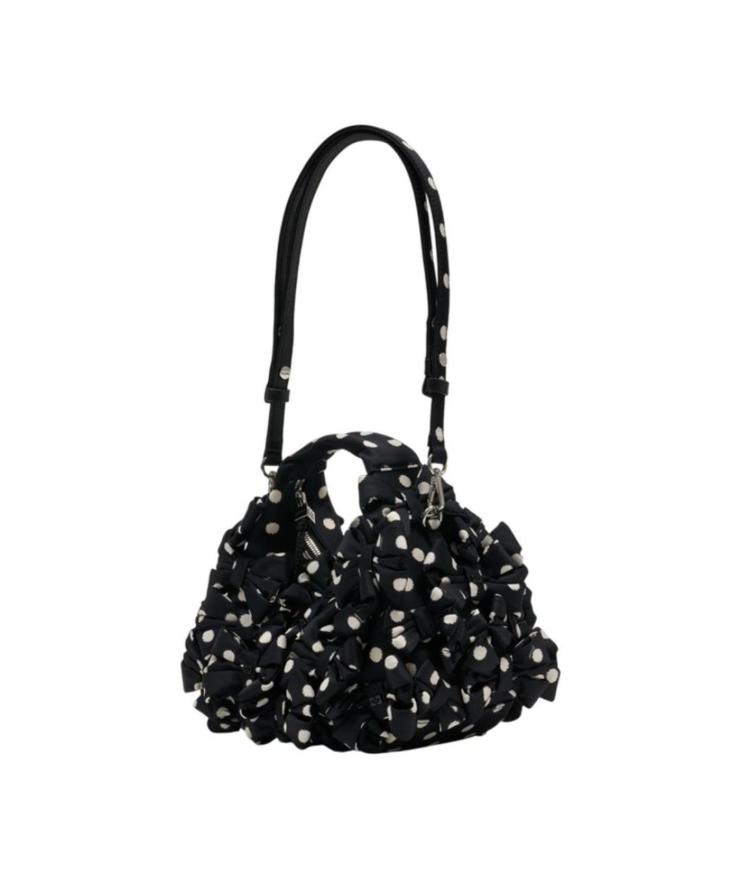 GANNI Черная сумка с короткими ручками, фото 2