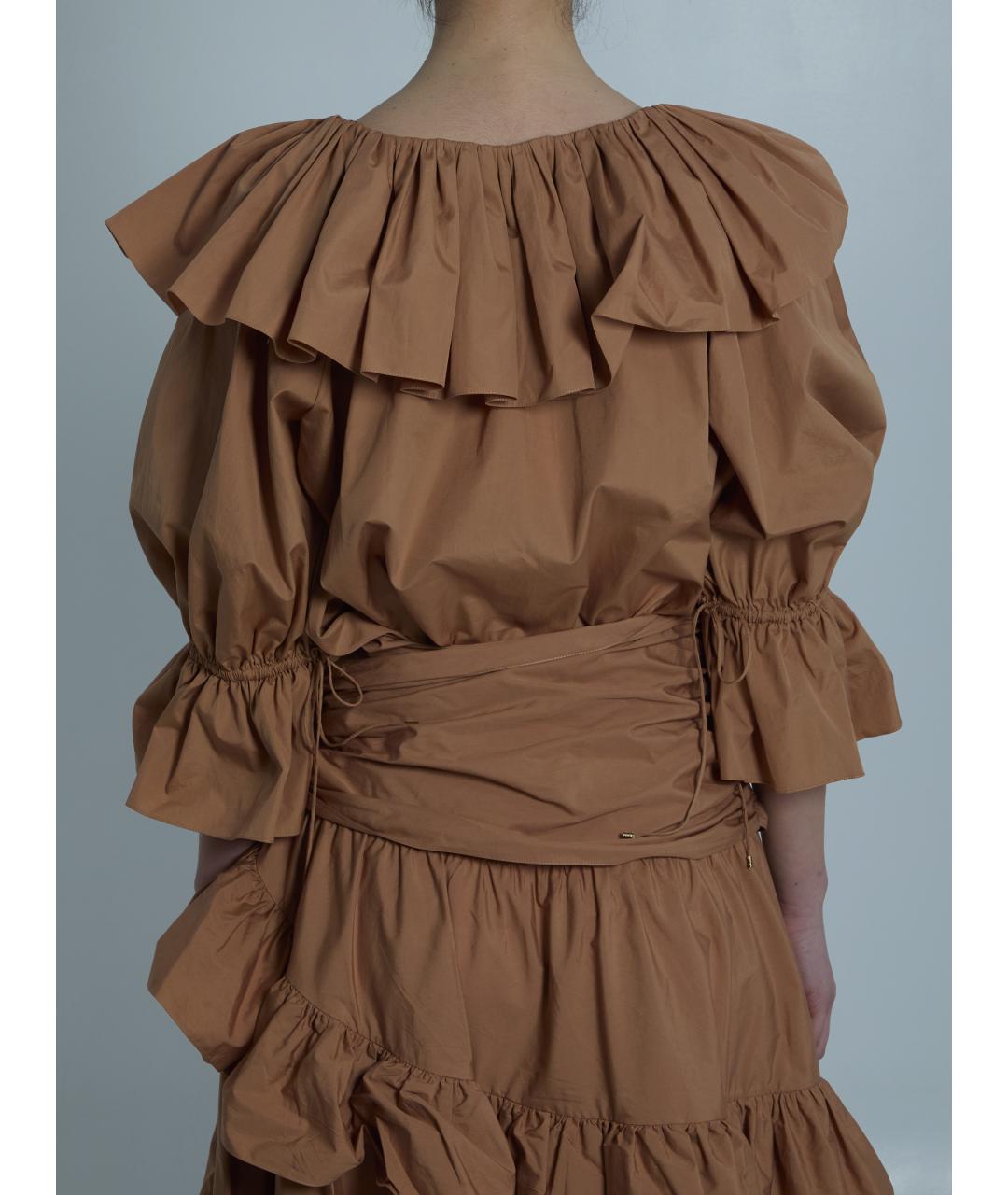 CHLOE Бежевая хлопковая блузы, фото 5