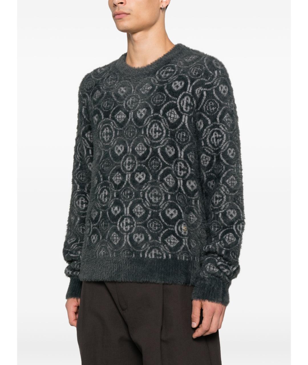 CASABLANCA Серый шерстяной джемпер / свитер, фото 3