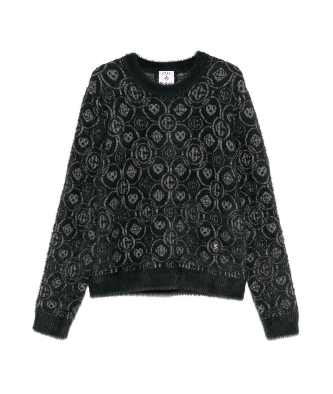 CASABLANCA Серый шерстяной джемпер / свитер, фото 1