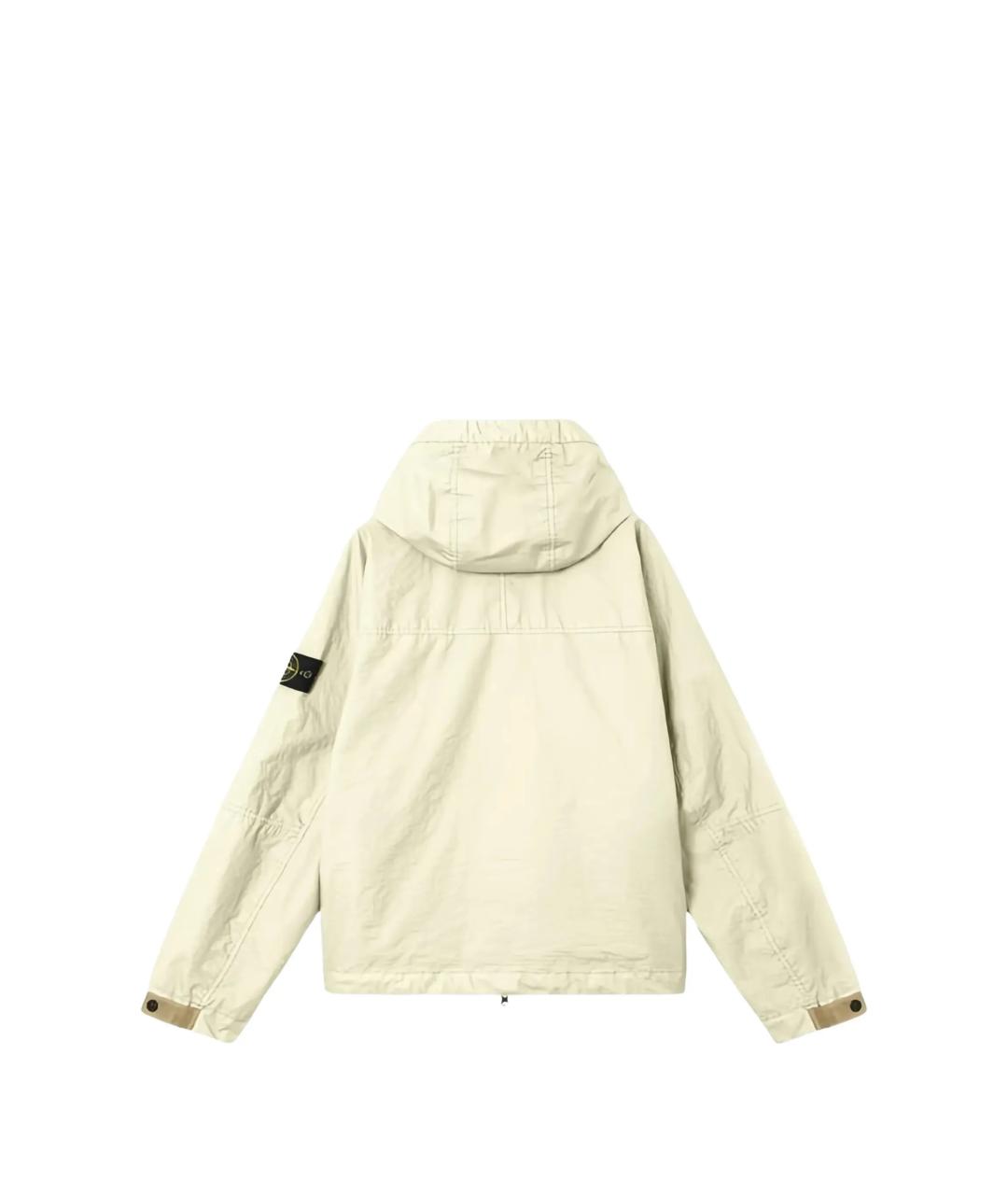 STONE ISLAND Желтая полиамидовая куртка, фото 2