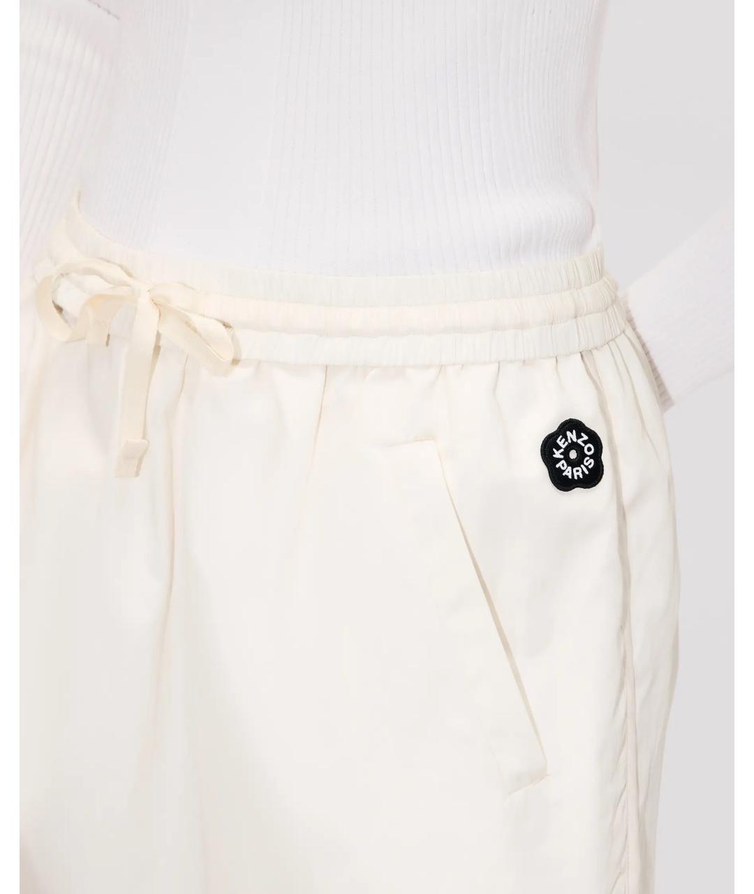 KENZO Белая полиэстеровая юбка мини, фото 5