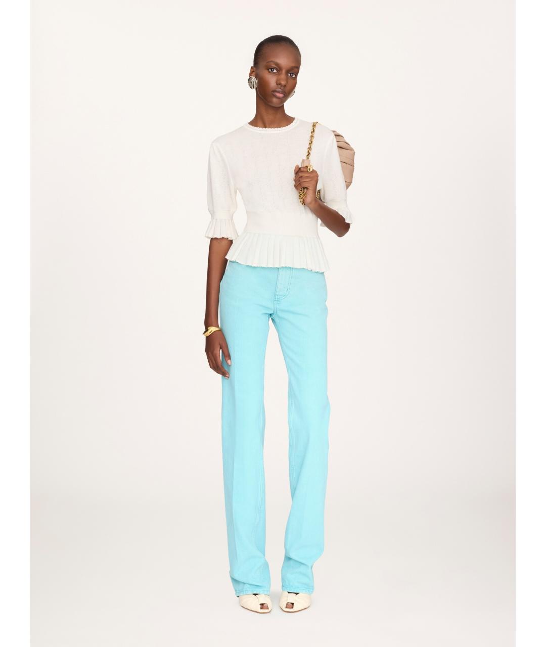 CHLOE Белый шерстяной джемпер / свитер, фото 2