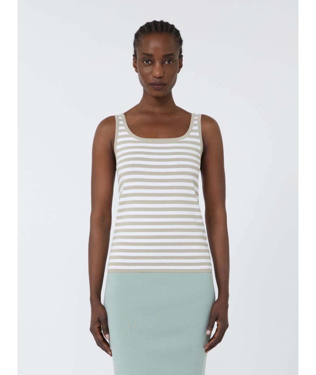 MAX MARA Серая майка, фото 3