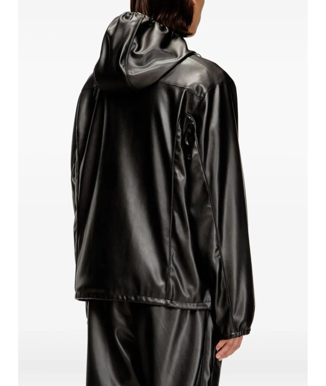 DIESEL Черная полиэстеровая куртка, фото 4
