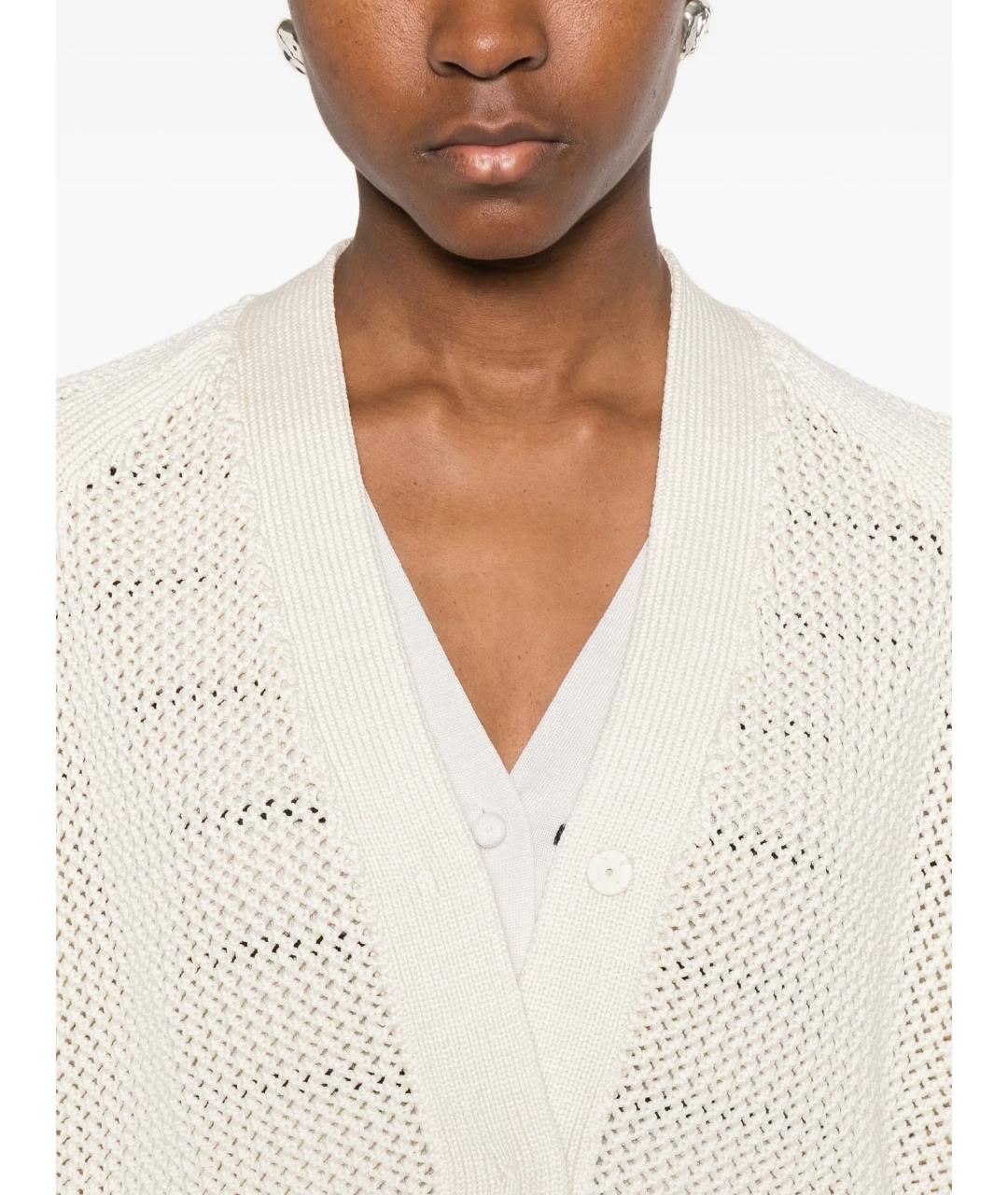 MAX MARA Белый кардиган, фото 5