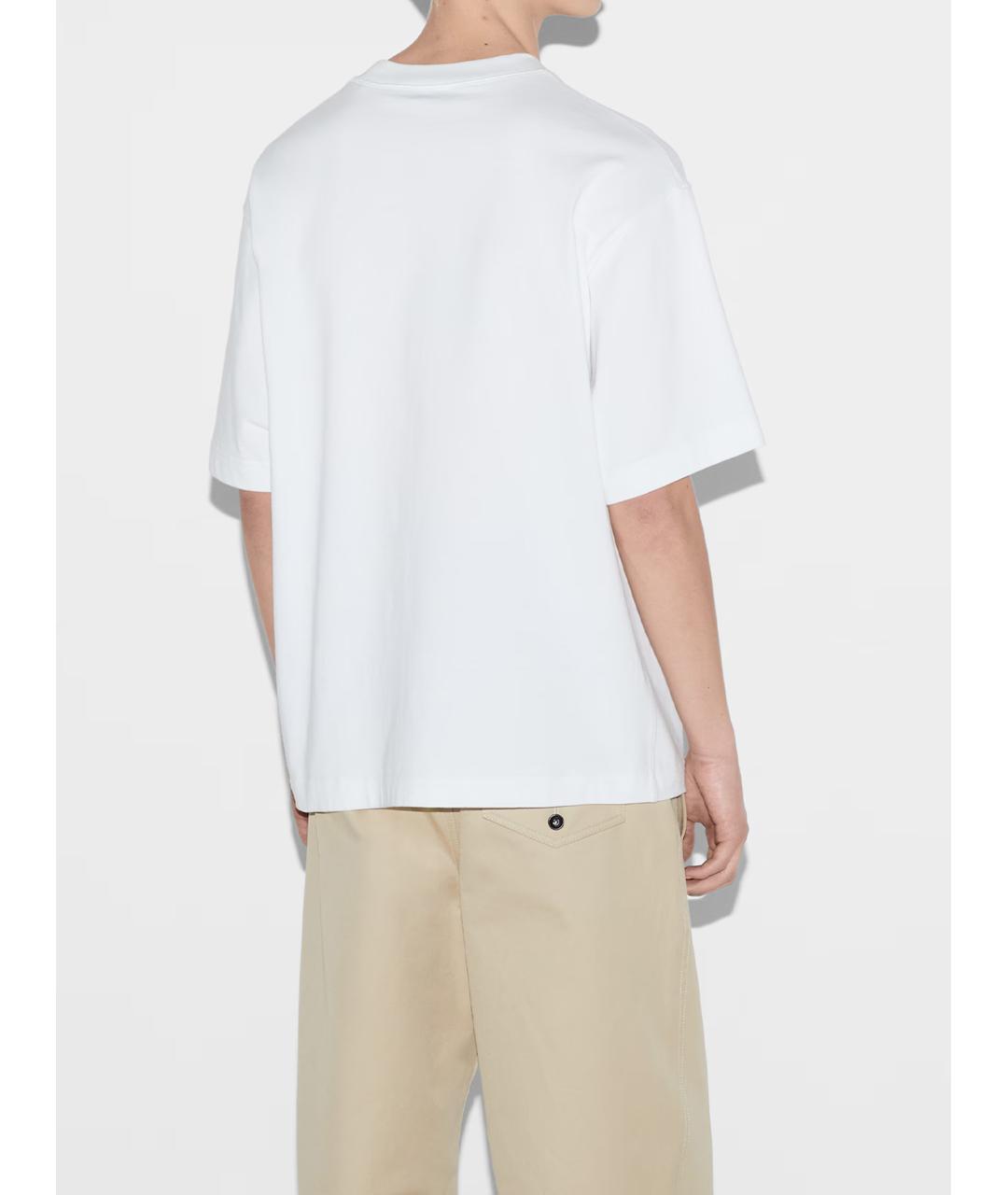 GUCCI Белая хлопковая футболка, фото 3