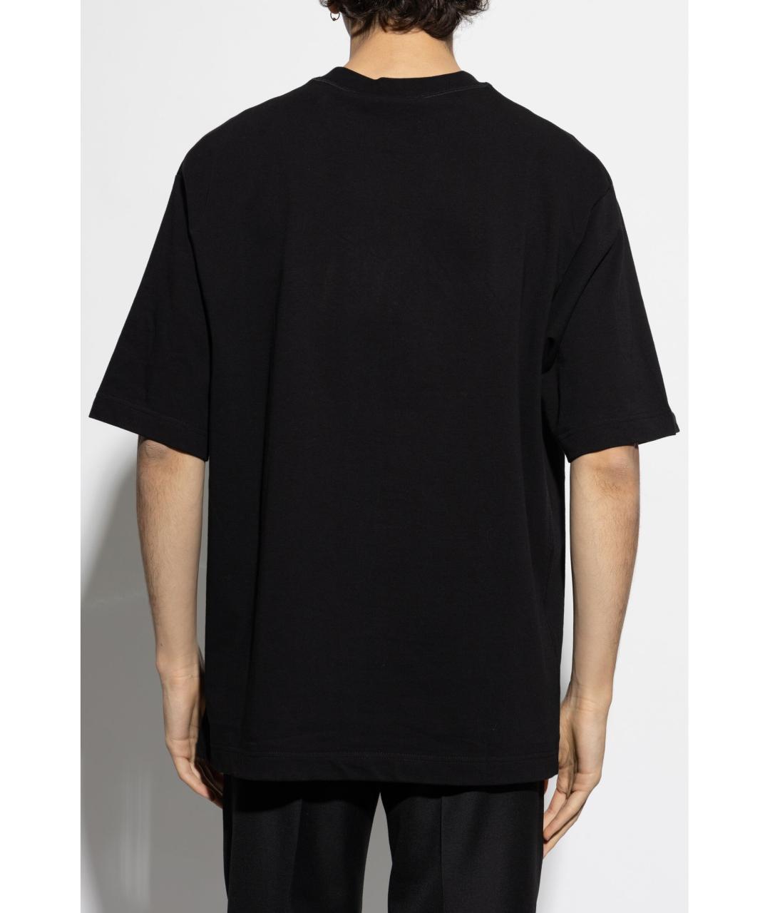 GUCCI Черная хлопковая футболка, фото 4