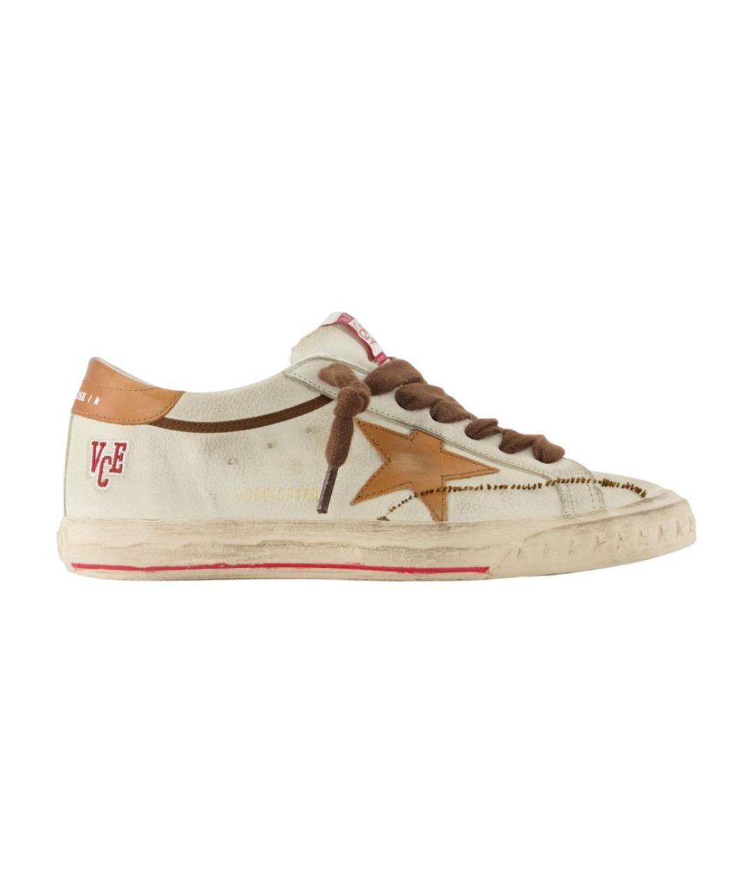 GOLDEN GOOSE DELUXE BRAND Мульти кожаные низкие кроссовки / кеды, фото 1