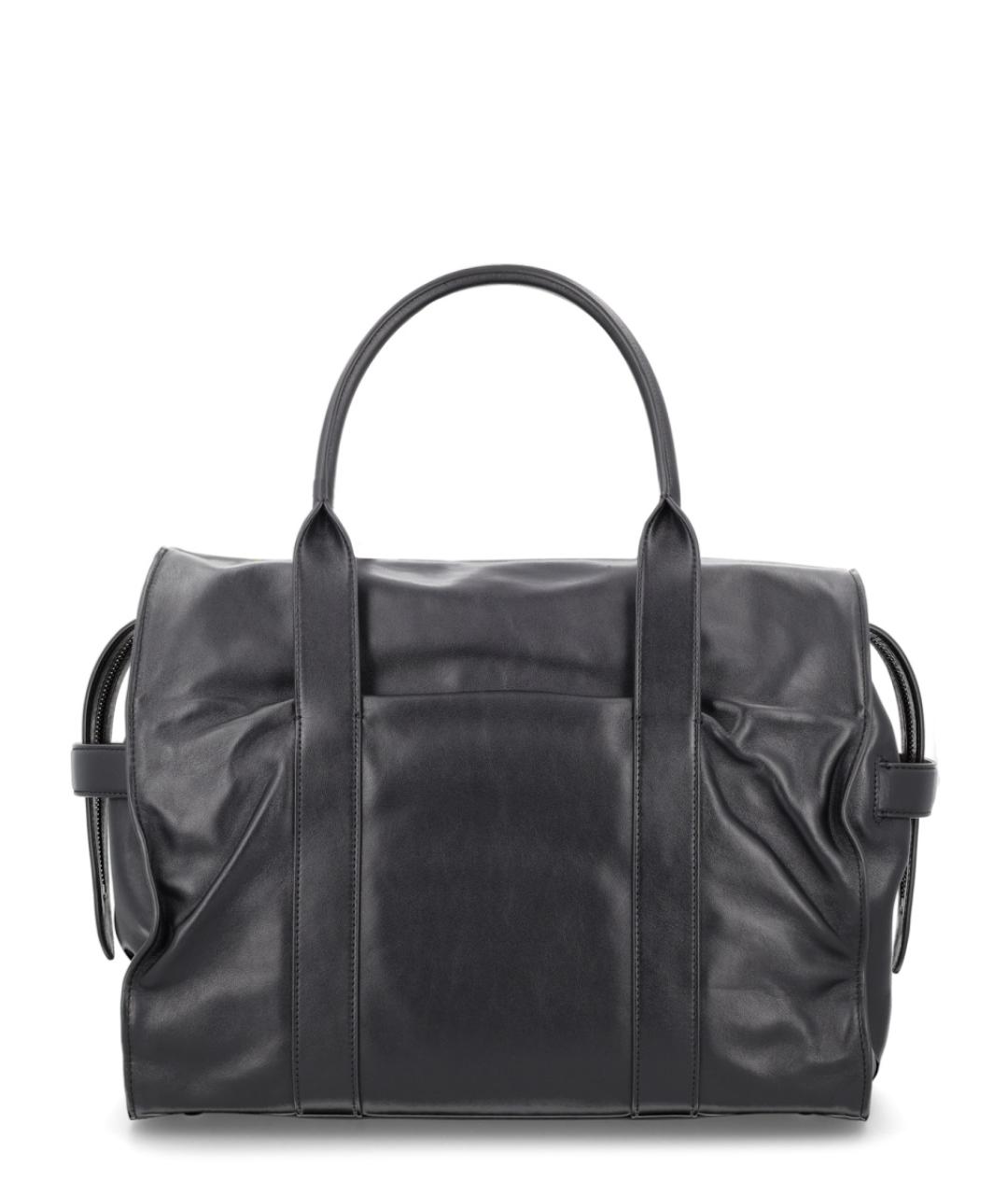 MARC JACOBS Черная кожаная сумка тоут, фото 3