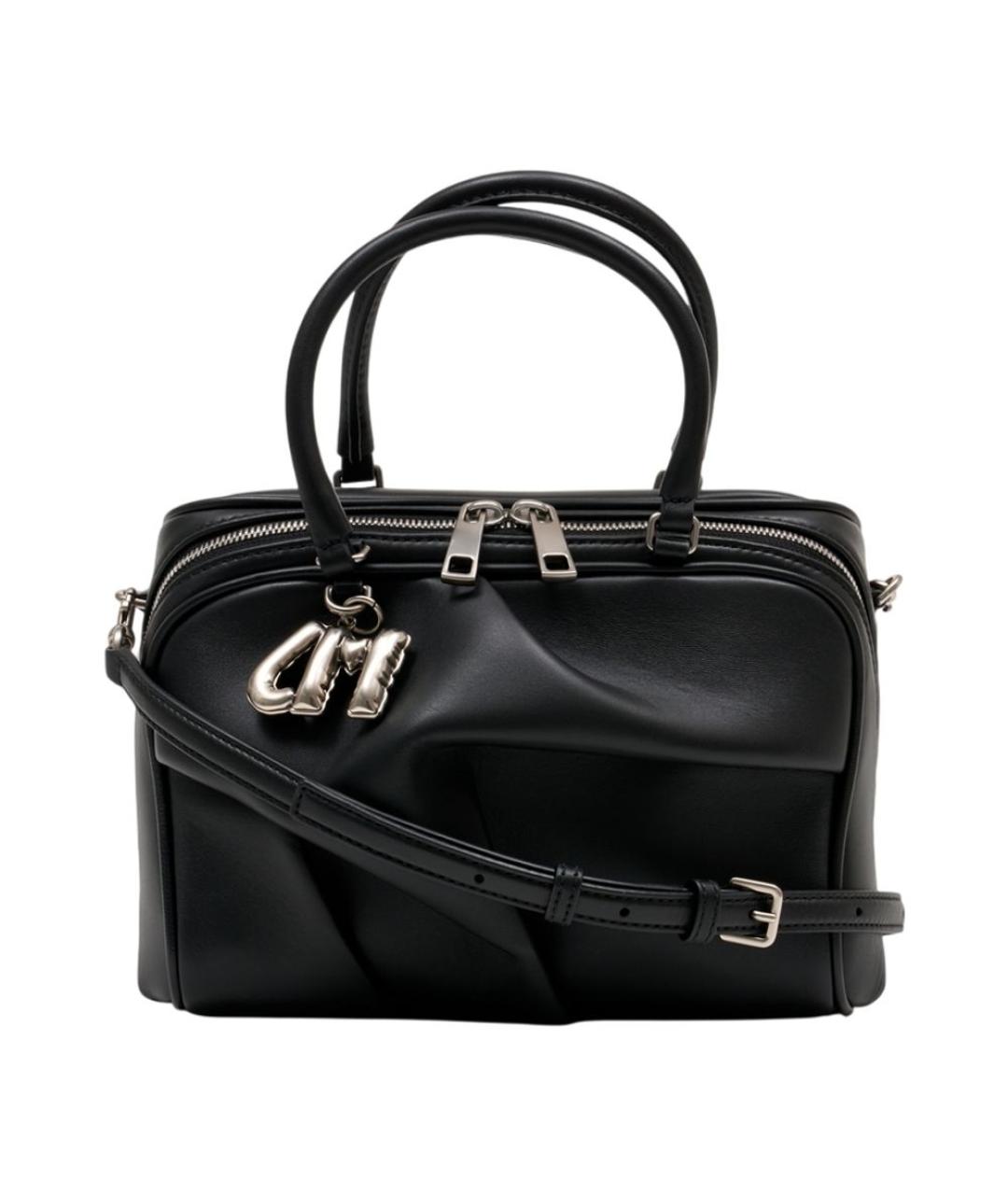 MARC JACOBS Черная кожаная сумка через плечо, фото 1