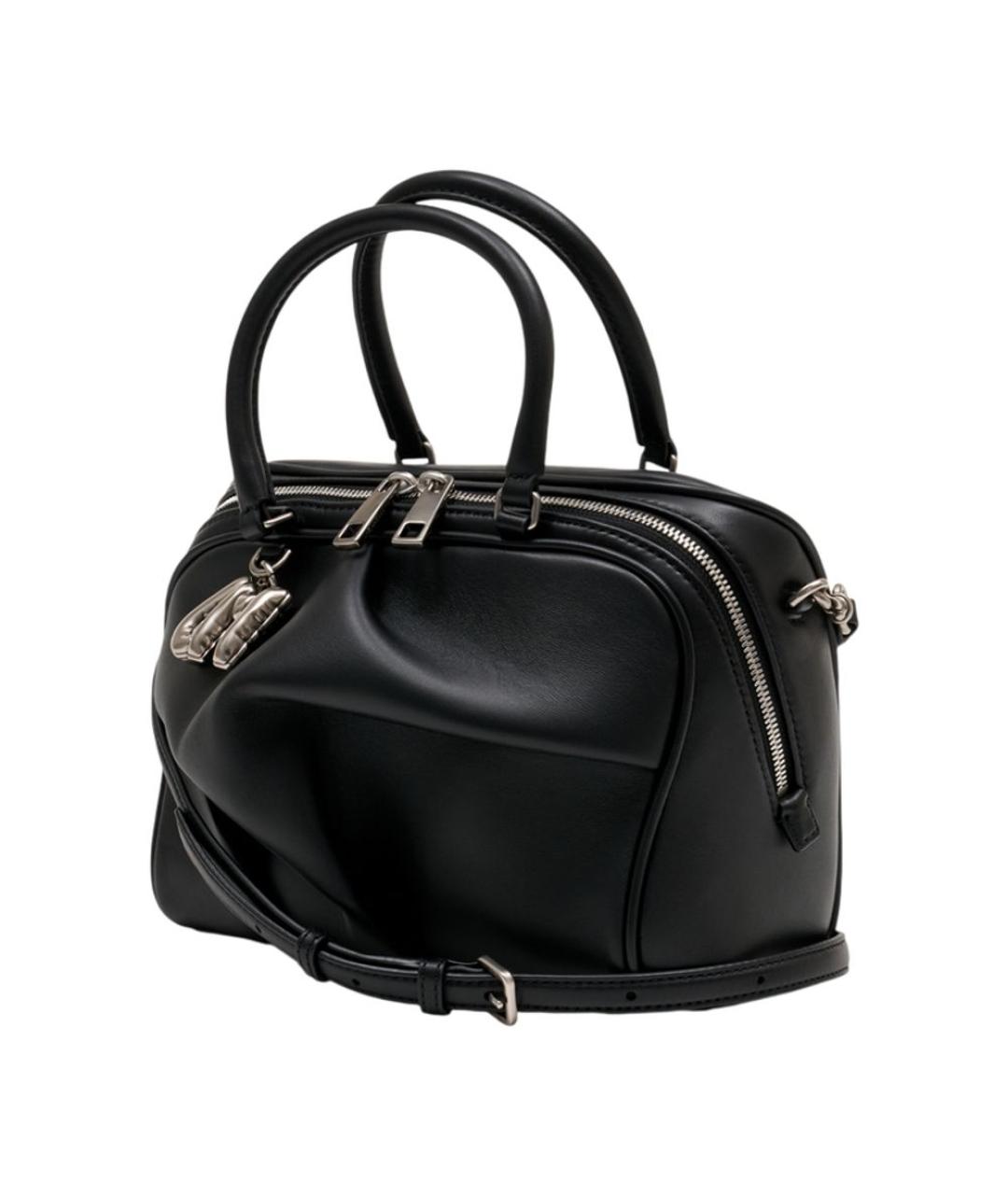 MARC JACOBS Черная кожаная сумка через плечо, фото 2