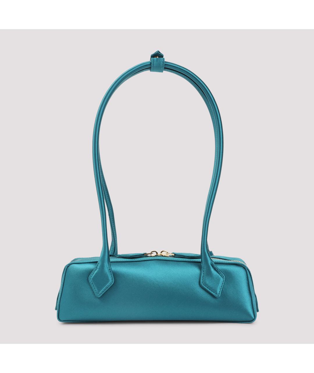 ALAIA Бирюзовая тканевая сумка через плечо, фото 3