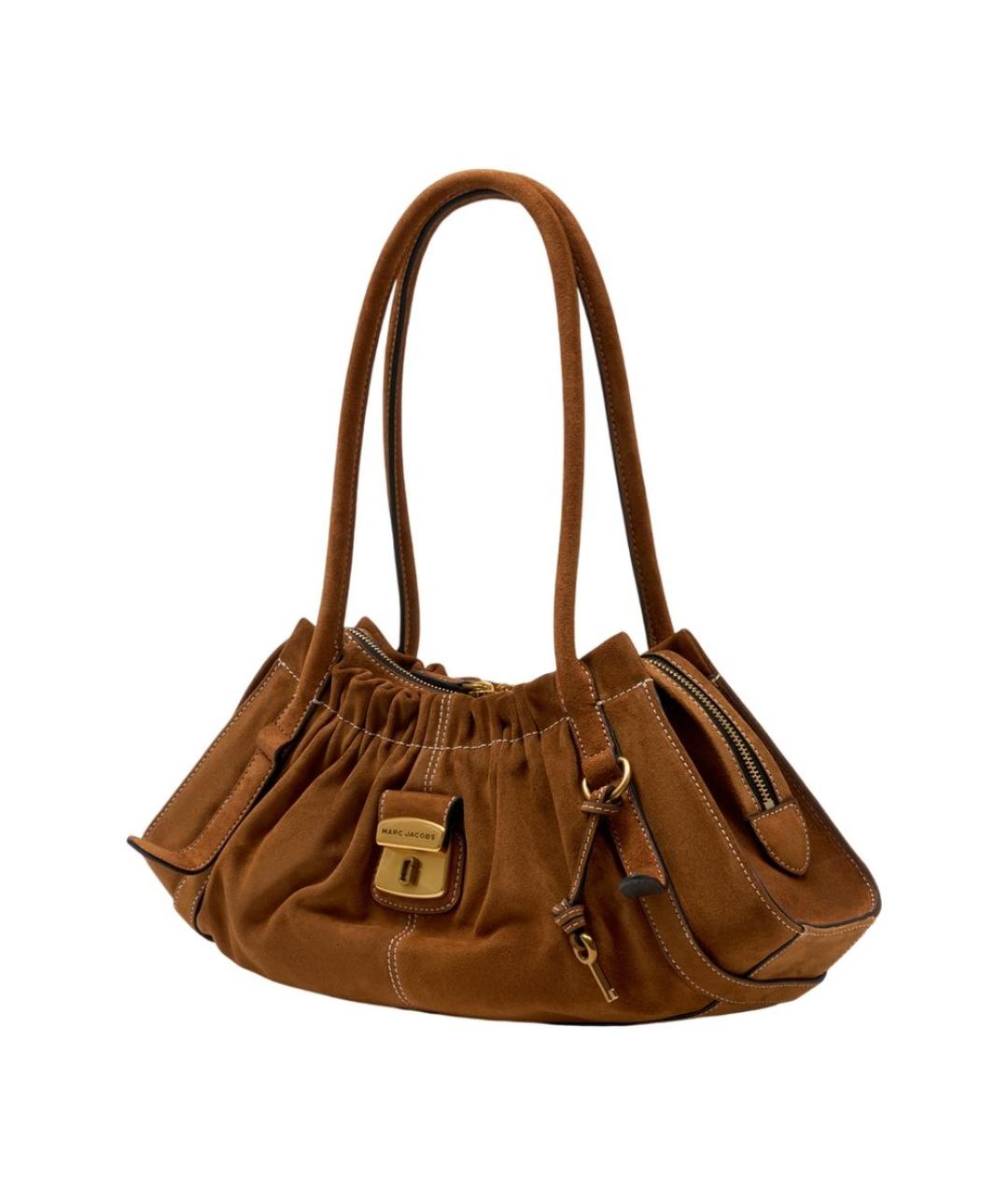 MARC JACOBS Коричневая кожаная сумка тоут, фото 2