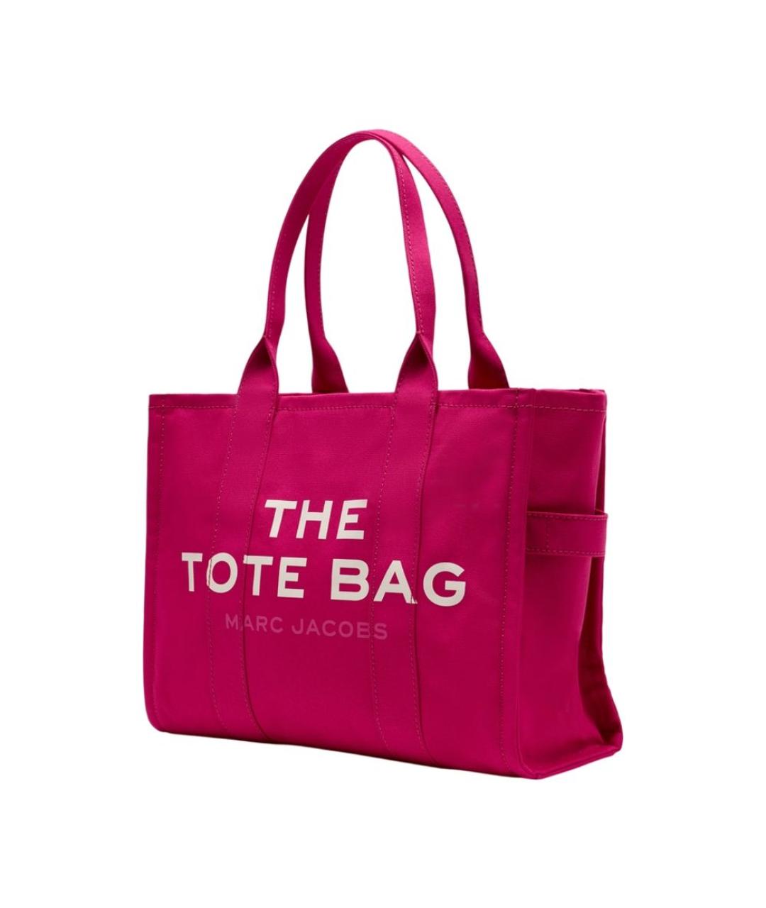 MARC JACOBS Розовая хлопковая сумка тоут, фото 2