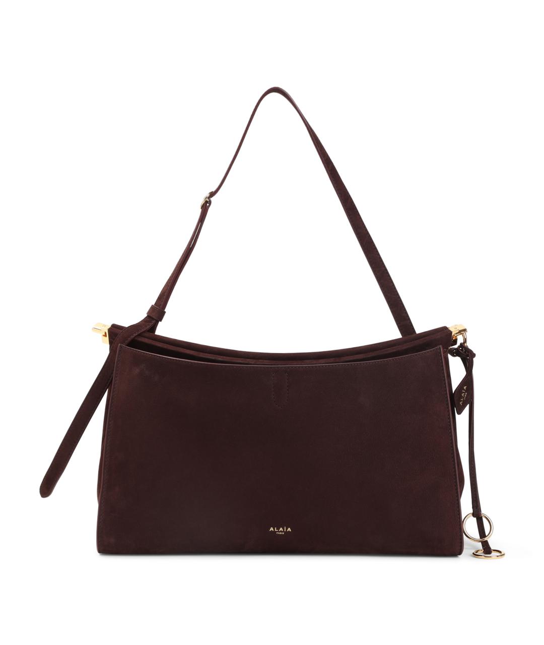 ALAIA Бордовая кожаная сумка через плечо, фото 1