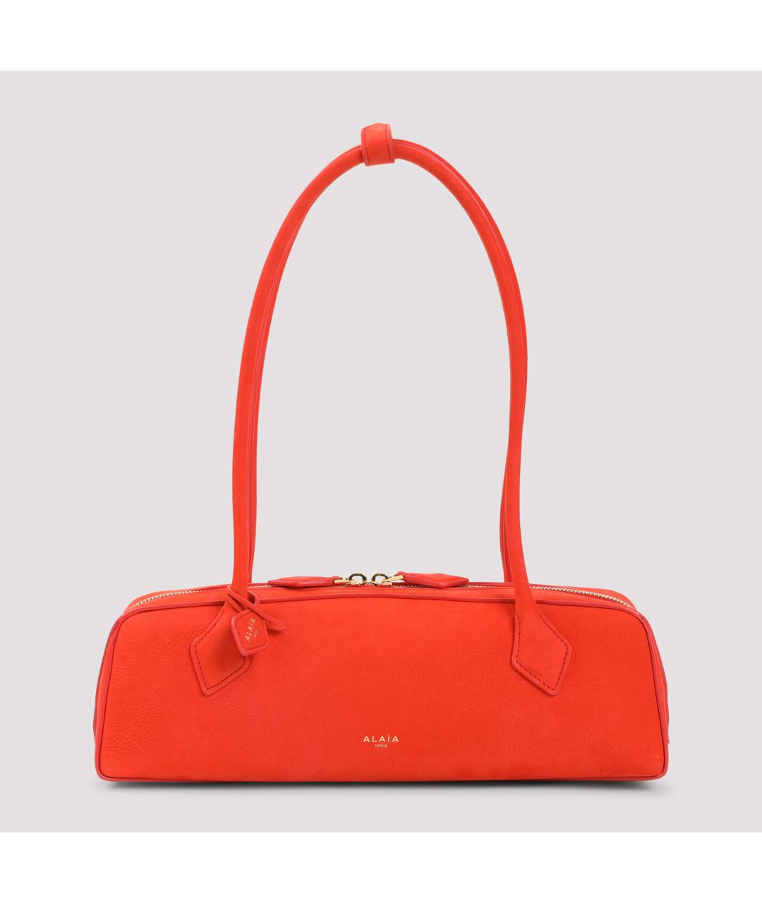 ALAIA Желтая кожаная сумка через плечо, фото 2