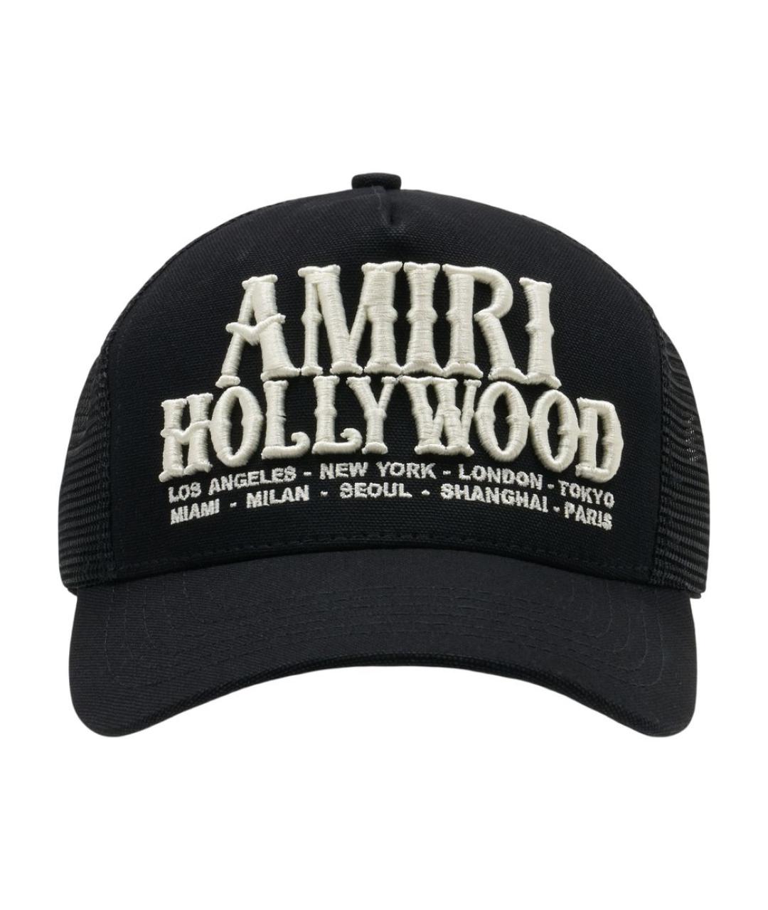 AMIRI Черная хлопковая кепка/бейсболка, фото 1
