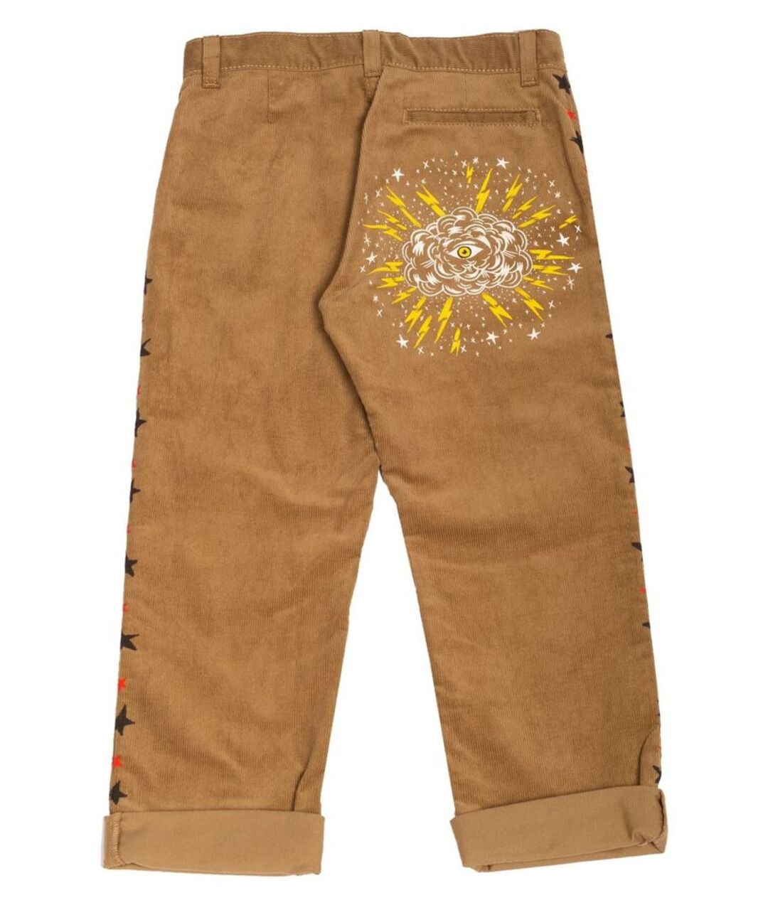 GUCCI KIDS Бежевые хлопковые брюки и шорты, фото 2