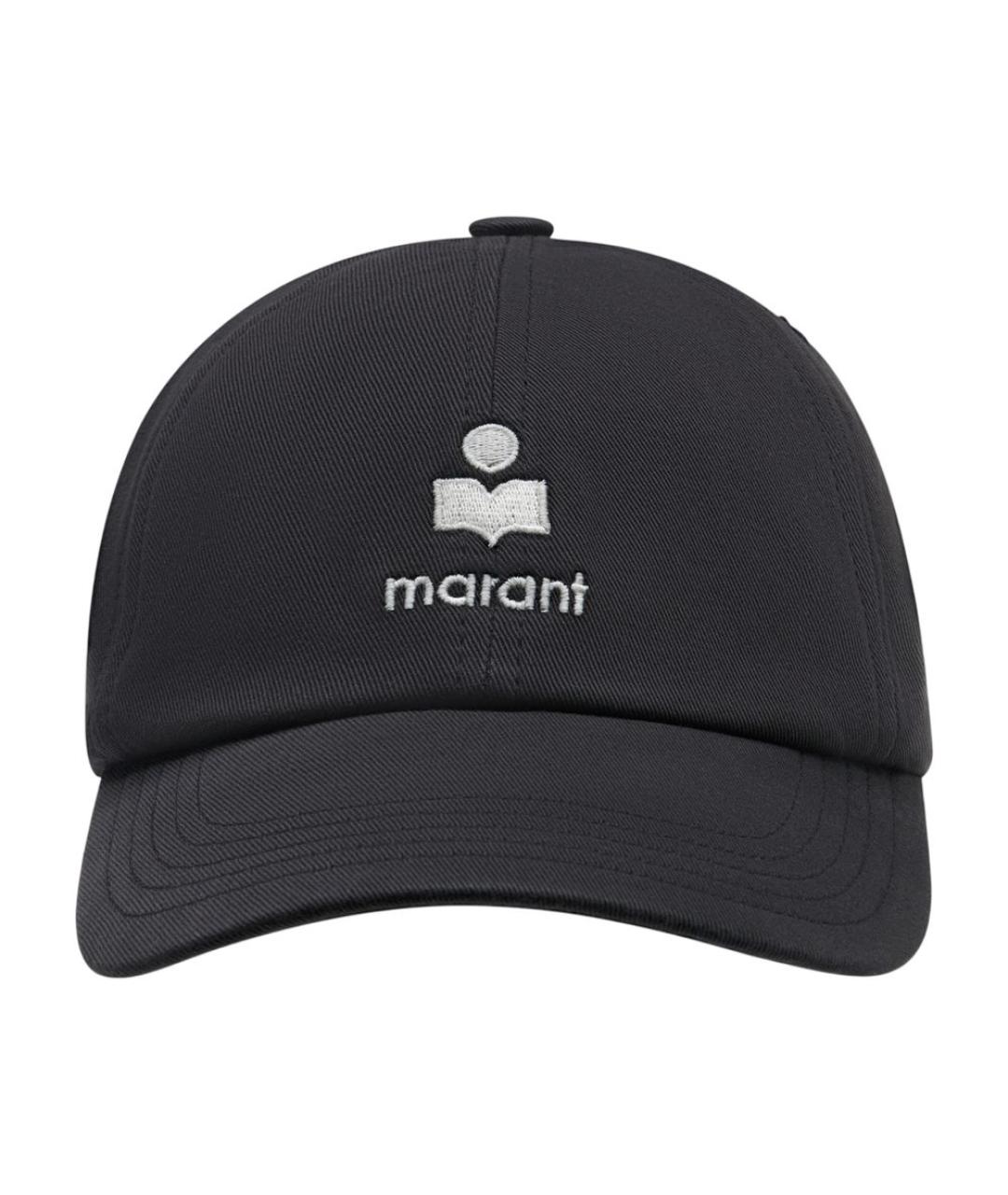 ISABEL MARANT Черная хлопковая кепка, фото 1